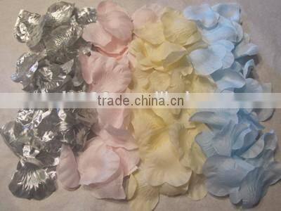 Gold silk rose petals, rose petals, wedding rose petals