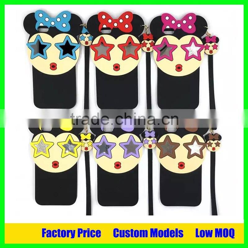 Black Silicone mobile 3d phone case cover for iphone 5s 5c 5 cell phone case cover back cover