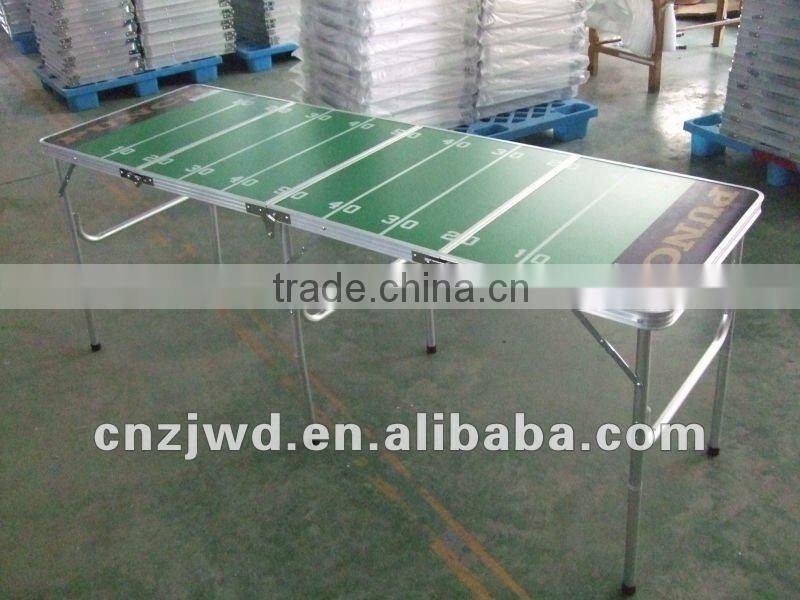 Foldable Aluminum Beer pong Table BBQ table tennis