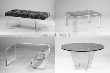 factory crystal acrylic table for writting driking