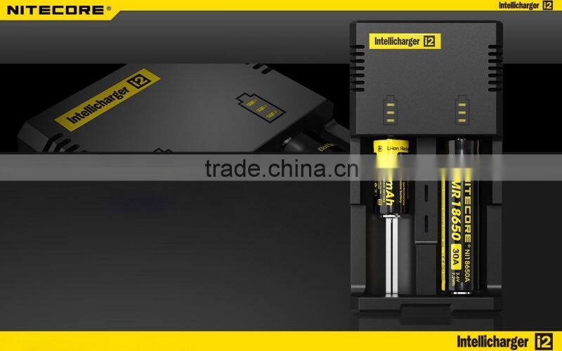 Battery lipo charger for 18650/18530 from NiteCore Intellicharge I2