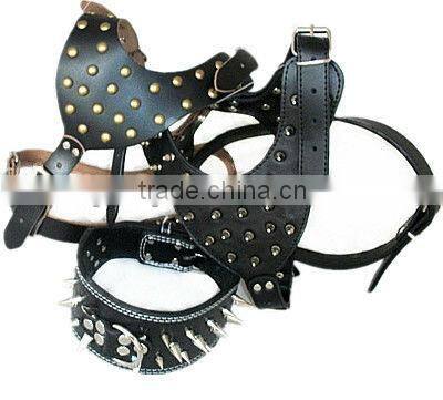 Genuine Leather Dog Harness