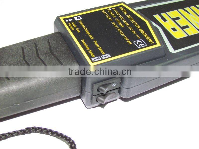 Adjustable Sensitivity Super Scaner Hand held metal detector MD-3003B1