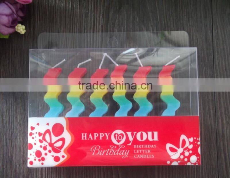 Novelty New Designed Decorative scented birthday candle favor wholesale