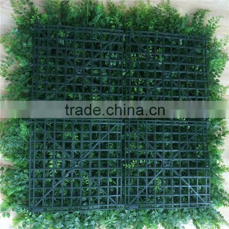 Greenery 50x50cm mix leaf mat artificial foliage garden fence