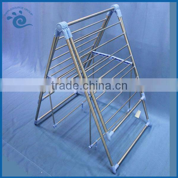 Heavy Duty Portable Retractable Balcony Folding Metal Clothes Rack