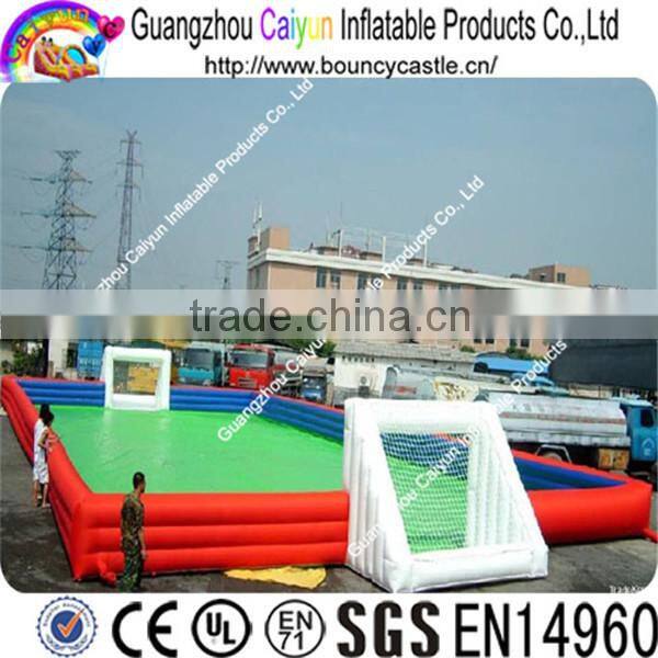 Durable Inflatable Sport Playground Equipment Inflatable Football Soccer Field
