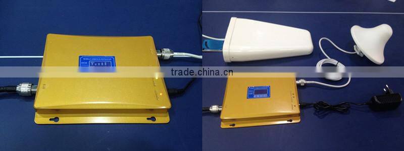 Lintratek triple band repeater 900+2100+2600 signal amplifier,3g 4g lte repeater,vhf repeater