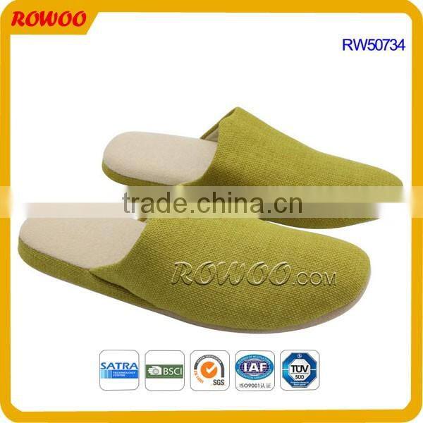 Cheap solid color winter warm slippers Unisex home slippers