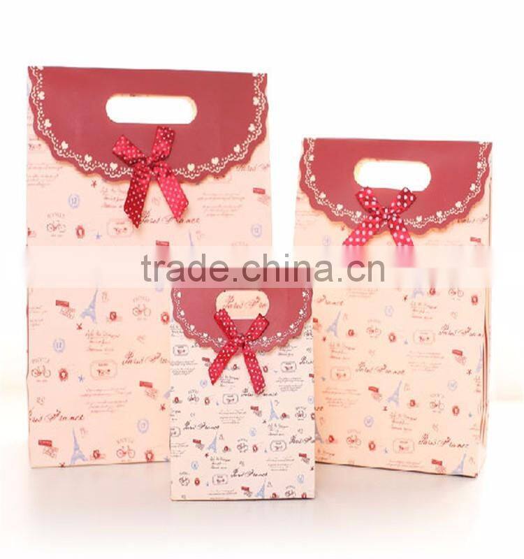 art paper bags gift jewelry/ perfume/ cosmetic packaging