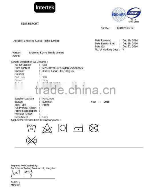 40s punto roma slub knitting fabric