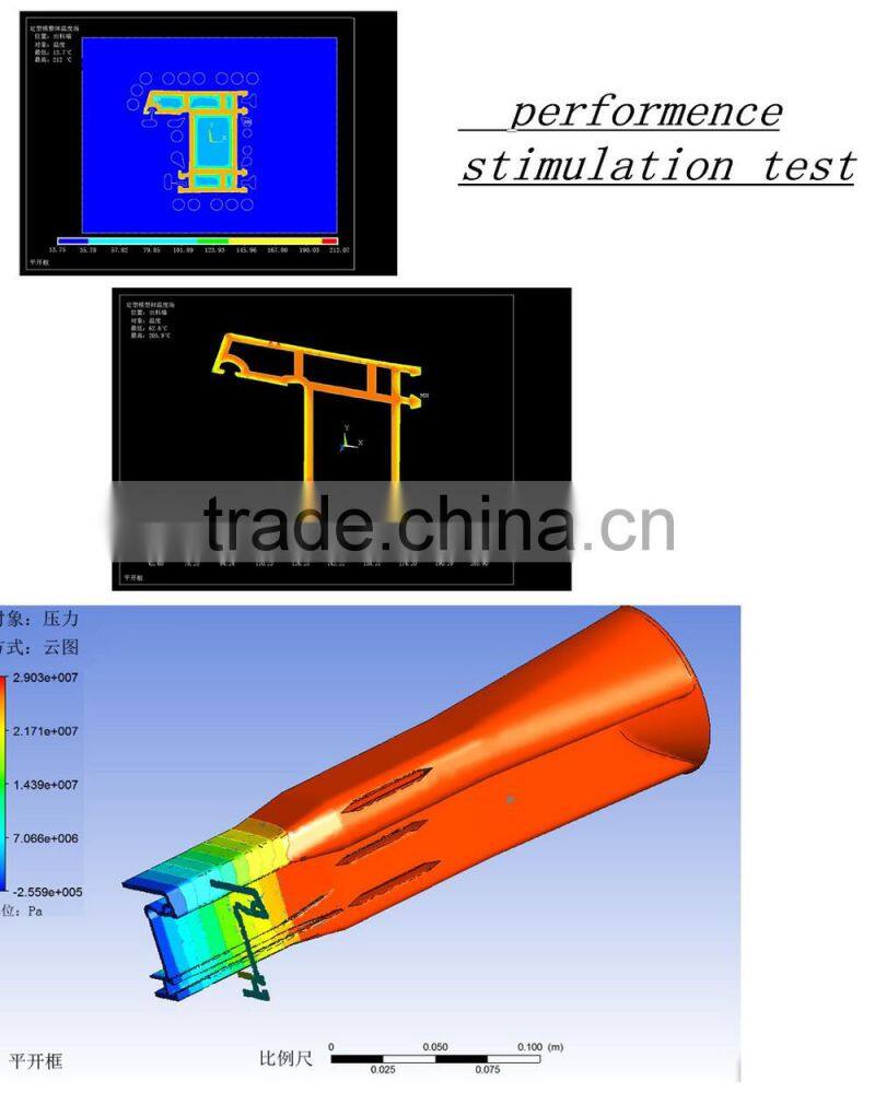 PVC plastic profile tooling/High Speed Extrusion Tooling for PVC Profile