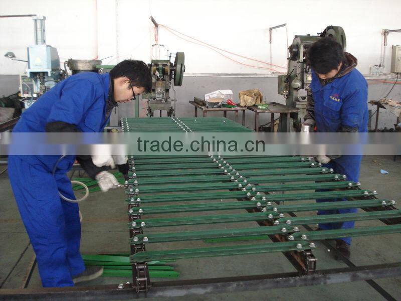 agricultural feeder house chain A557 with chorme pin and every 4 links fitting one black U-Slat