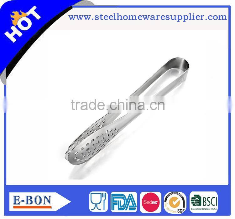 Premium 100% Stainless Steel Food Barbecue Tongs