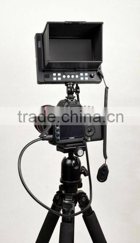 5.6 inches 1280x800 On-Camera Video-assist Field Monitor with HDMI input Tally Focus Assist Marker False Color Pixel to Pixel