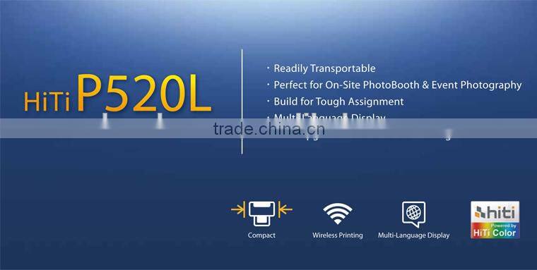 hiti printer dye sub thermal P520L prints 4x6 2ups photos