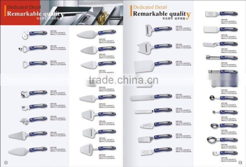 Hotchi top quality 3pcs knife knifes with acrylic holder