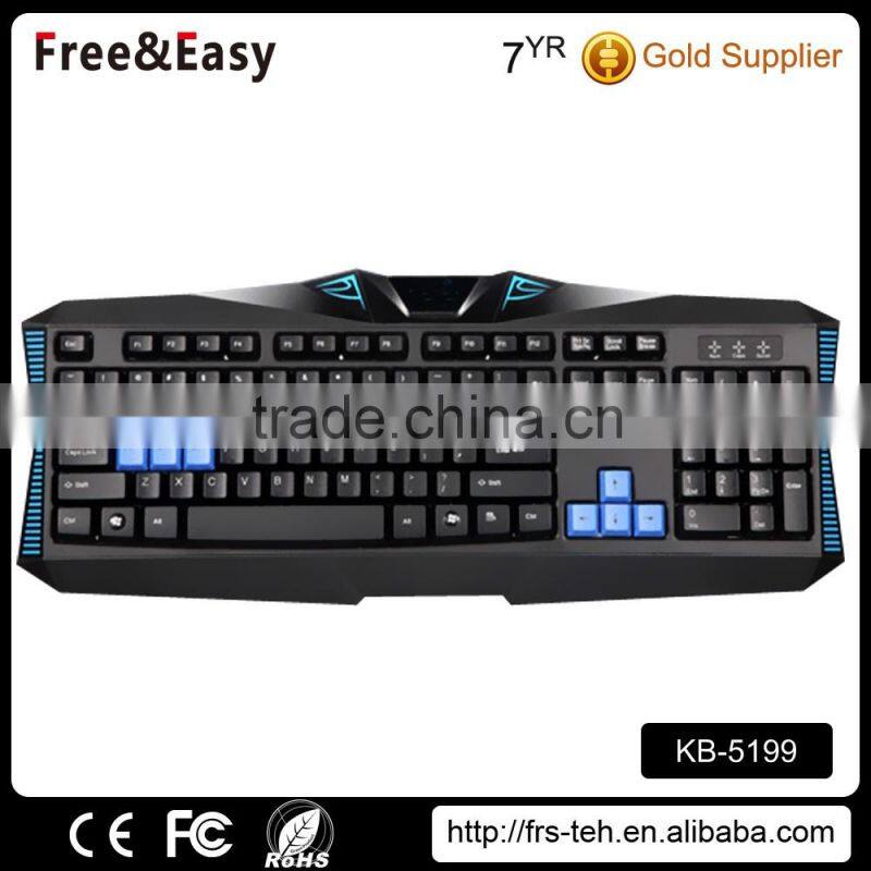 Shenzhen waterpoof USB brands gaming keyboard for computer