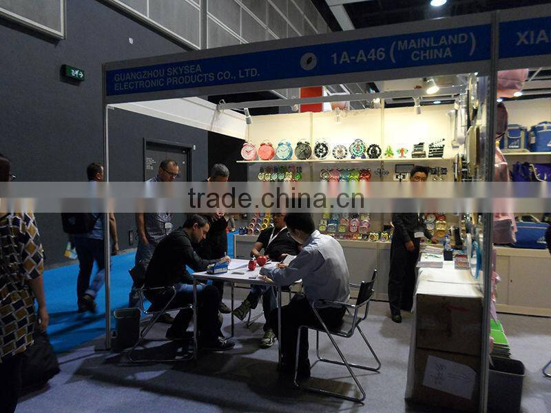 Plastic trapezoid snooze alarm clock , Desktop Clock, wake up light clock