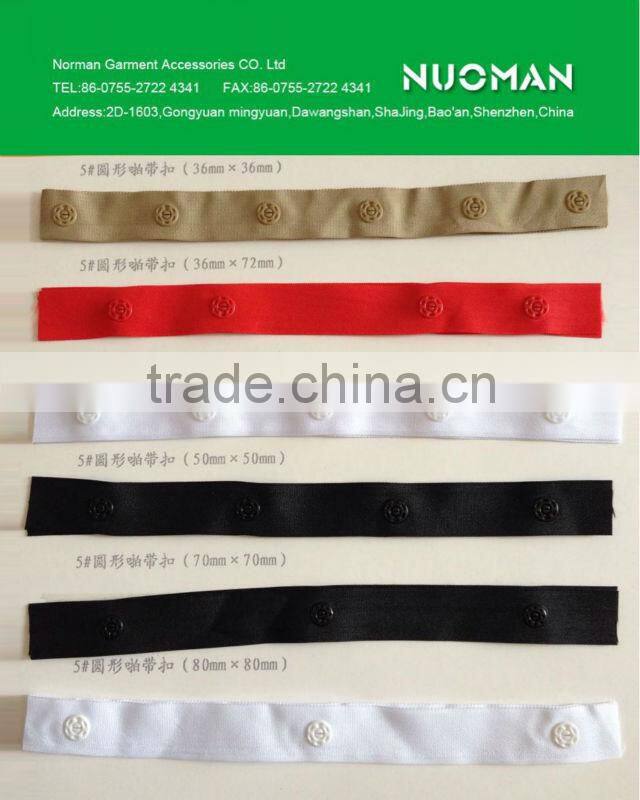 plastic snap tape garment accessories