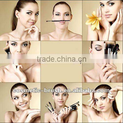 Wholesale high quality professional manufacture Metal Handle Kolinsky cosmetic makeup Nail Art Gel Brush for cheap