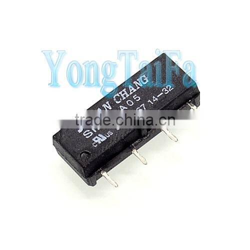 new and Original one pen 4pin reed relays DC05V SIP-1A05 for pan chang L19.85 W5.3 H7.8MM