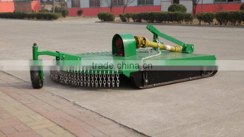 china grass cutting rotary PTO mower with cluth