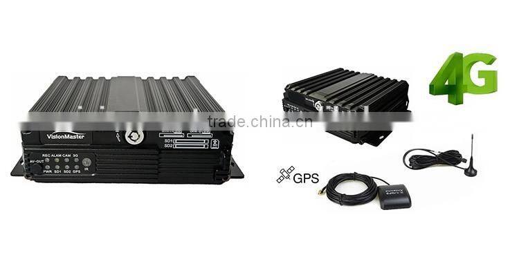 High quality 4 Channel 720P Ahd DVR Kit with 3G WCDMA