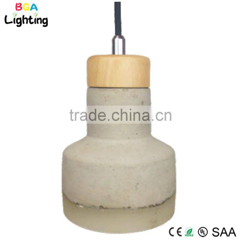 Concrete assembled sets ceiling pendant lights for indoor decoration