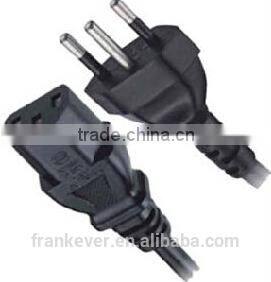 3 pin Brazil Inmetro power plug
