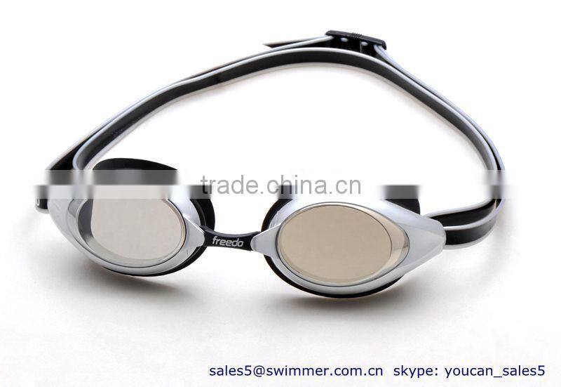 Fashion popular optical speedo goggles with comfortable silicone gasket