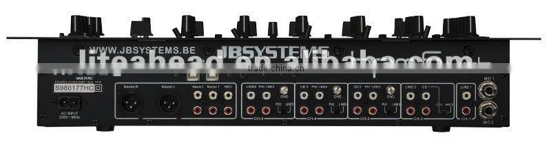 Professional audio dj mixer
