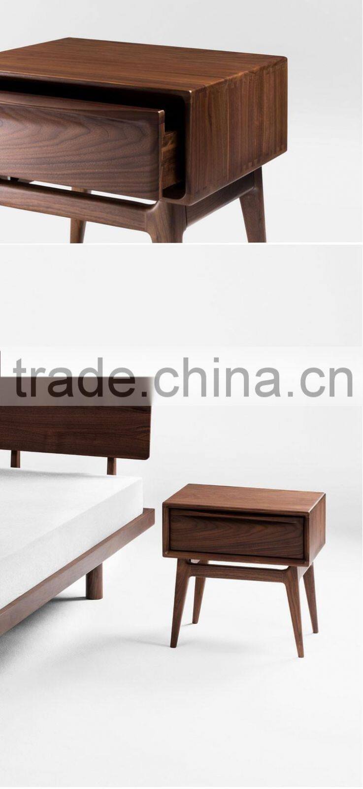 Best selling modern wood bedside simple bed table design