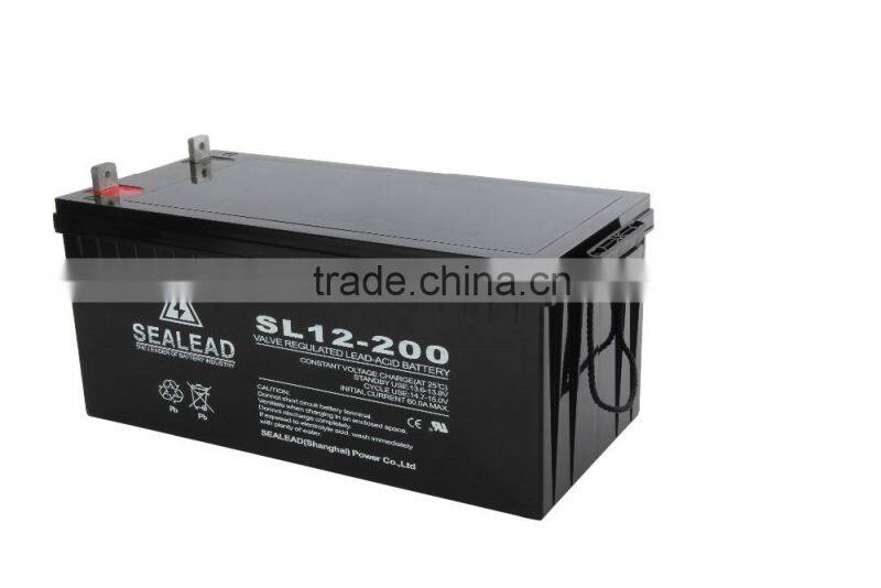2016 best prices solar power storage battery 200ah battery 12v soalr battery