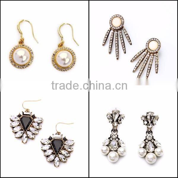 In stock 2016 Fashion Dangle Long Earring New Design Wholesale High quality Jewelry SKC1588