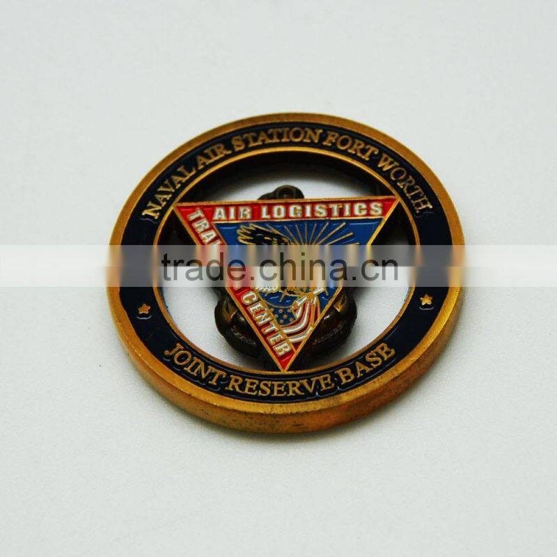 The most popular design custom metal logo coin