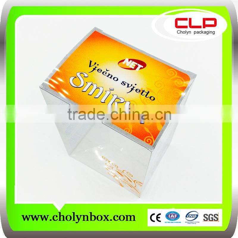 2016 New products custom plastic food packaging box