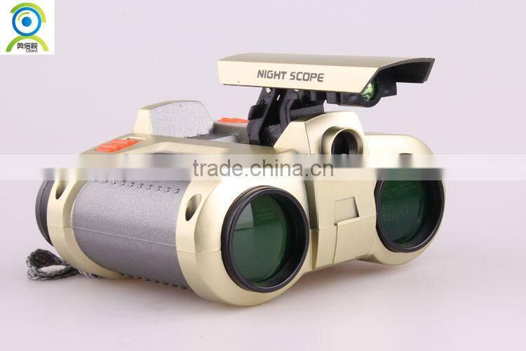 Fashion 4x30 sky-watch telescope, kids binoculars with pop-up light