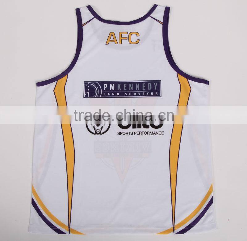 Top Sales Breathable Custom Mens Sublimated Tank Tops