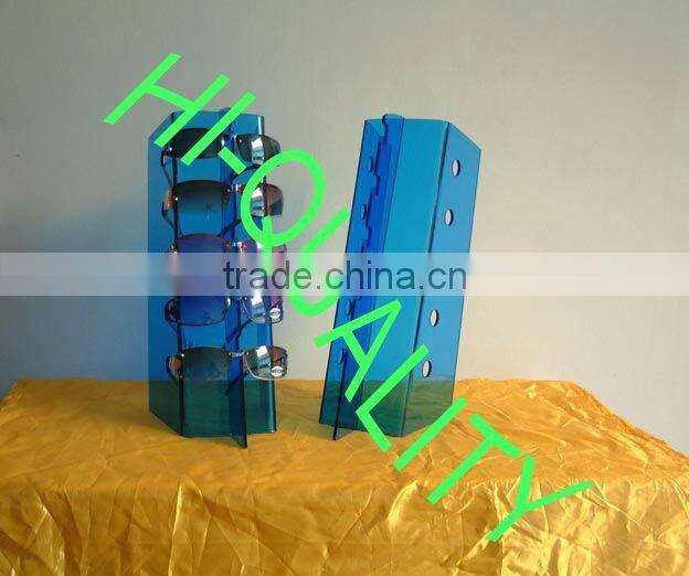 Blue Acrylic Sunglass Display Holder