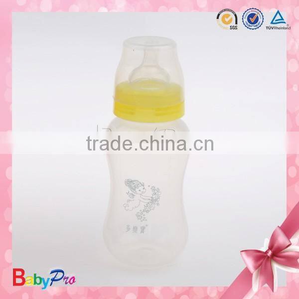 2015 Hot Sale New Design Big Size Plastic Baby Feeding Bottle