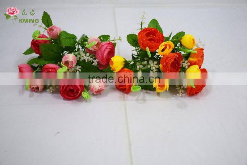 Factory price new fashion fresh cut silk flower China wholesale Wedding stage decoration