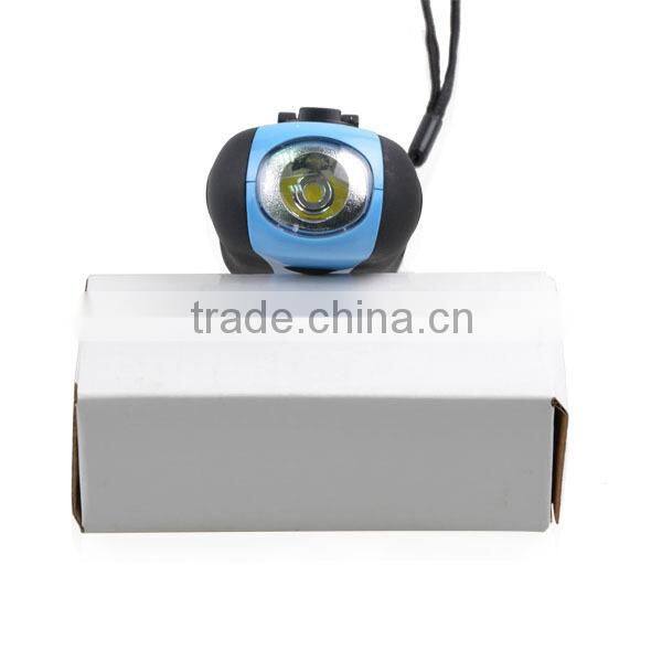 New style 1 led 3 modes hand crank torch light for out door