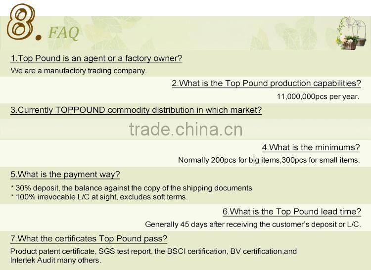 High quality hot selling big cone shaped planter