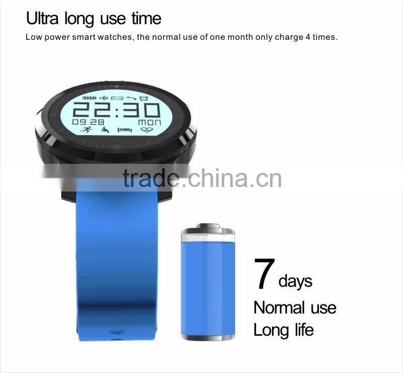 Bluetooth Smart Watch F68 IP67 Waterproof Smartwatch Fitness Tracker Heart Rate Monitor for iOS iPhone 5s 6s Plus Android Phone