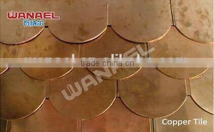 copper roofing tiles