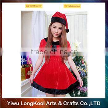 2016 Hot selling professional nigh club costume sexy girls christmas costume