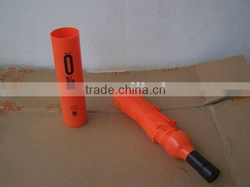 3 folding parasol advertising wine bottle umbrella