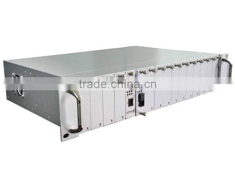 high quality 16 port media converter chassis price