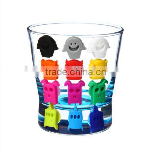 Fashion silicone rubber wine glass suction